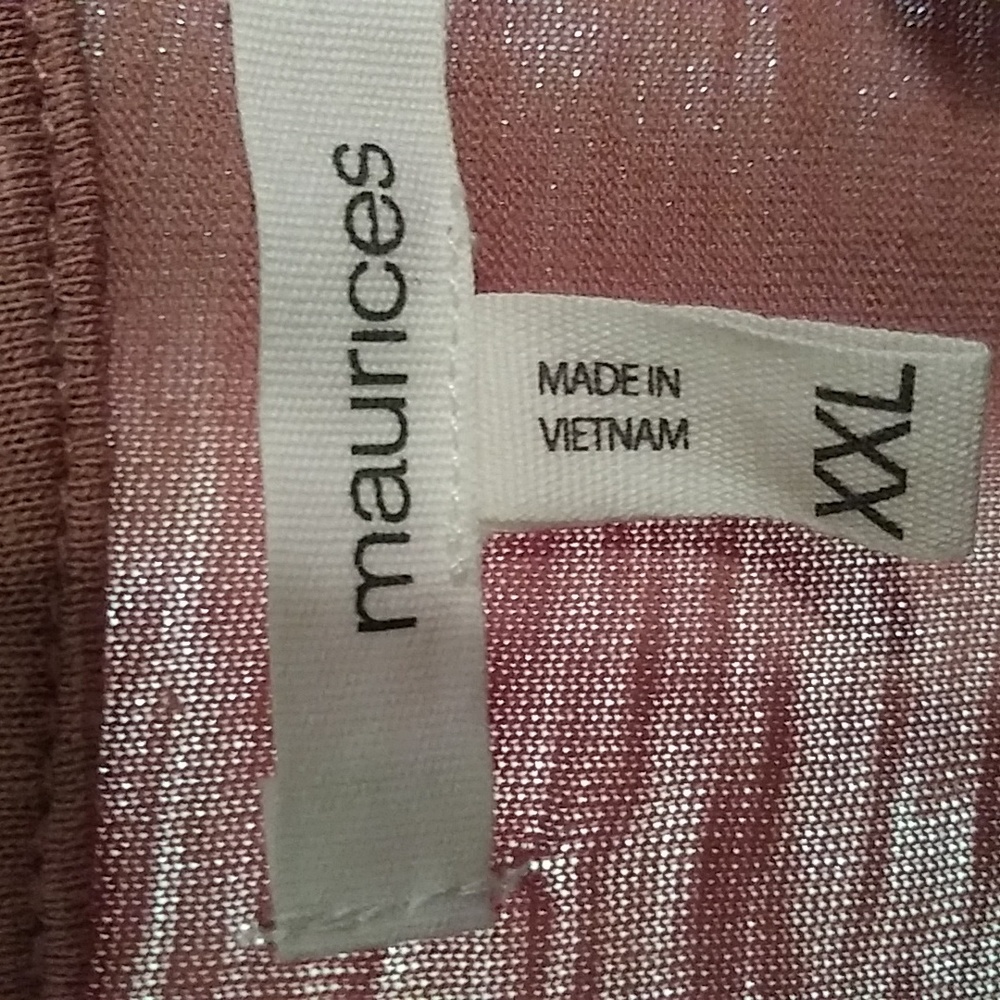 EUC Maurices XXL Sleeveless Top.  Worn once.      F1 - Picture 2 of 5
